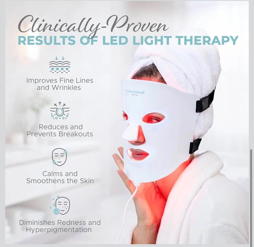 Nourished Bodynskin LED Light Therapy Face & Neck Mask - photo 4