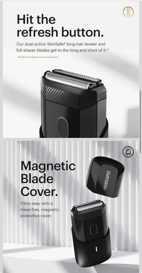 MANSCAPED The Handyman Compact Electric Face Shaver - photo 3