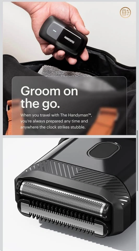 MANSCAPED The Handyman Compact Electric Face Shaver - photo 4