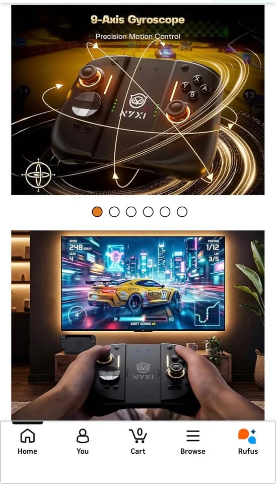 NYXI Hyperion 3 Wireless Controller for Nintendo Switch 2 - photo 3