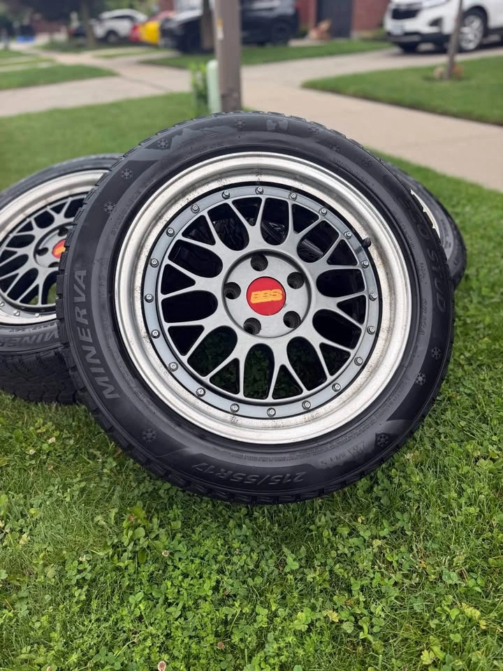 BBS LM 17 Inch Rims | 5x114.3 | 215/55 R17 Tires - photo 3