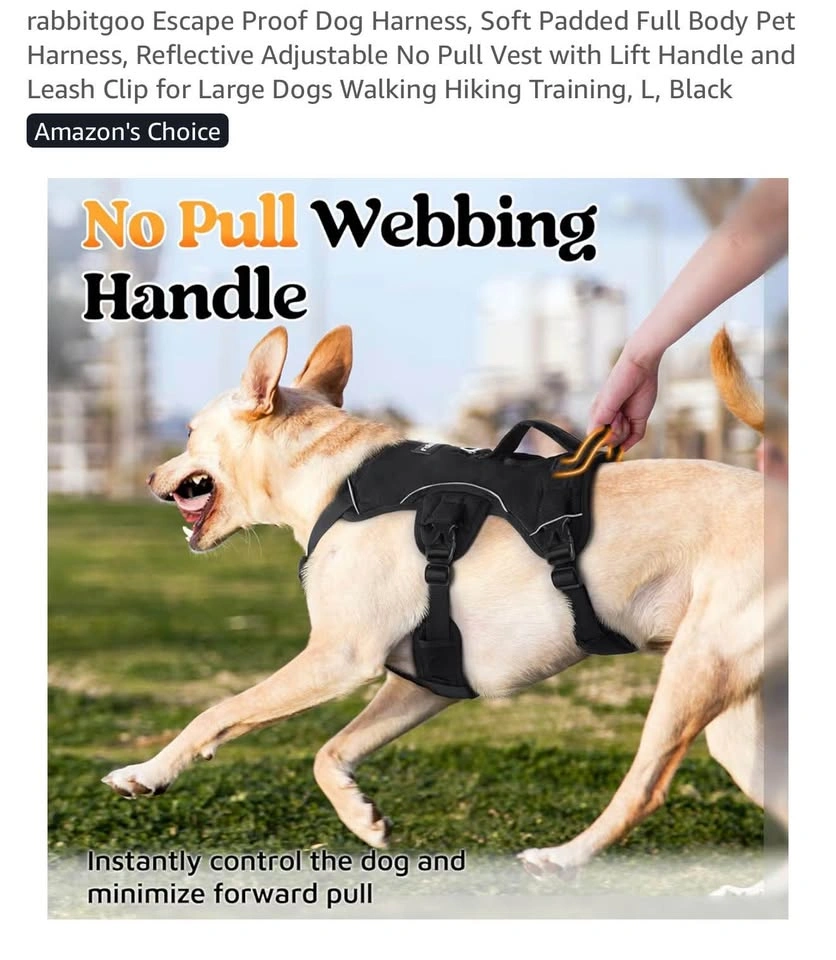 Rabbitgoo Escape-Proof Dog Harness – Size L - photo 4