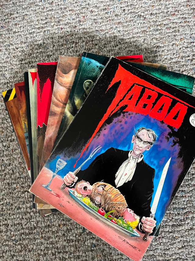 Taboo 1988 Spider-Baby Graphix #1-8 Plus Special #1 Signed