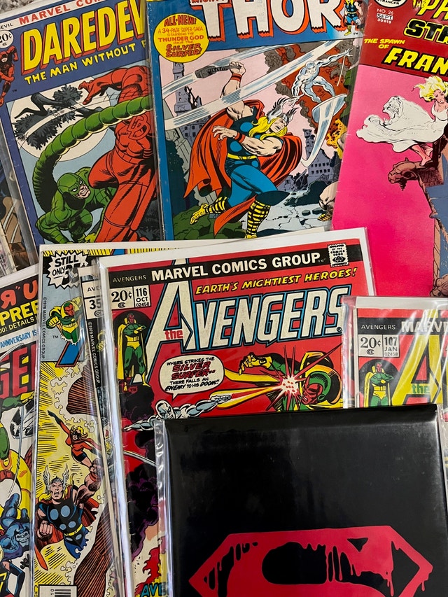Marvel and DC Comic Book Lot 20 cent and up Issues 14 Comics