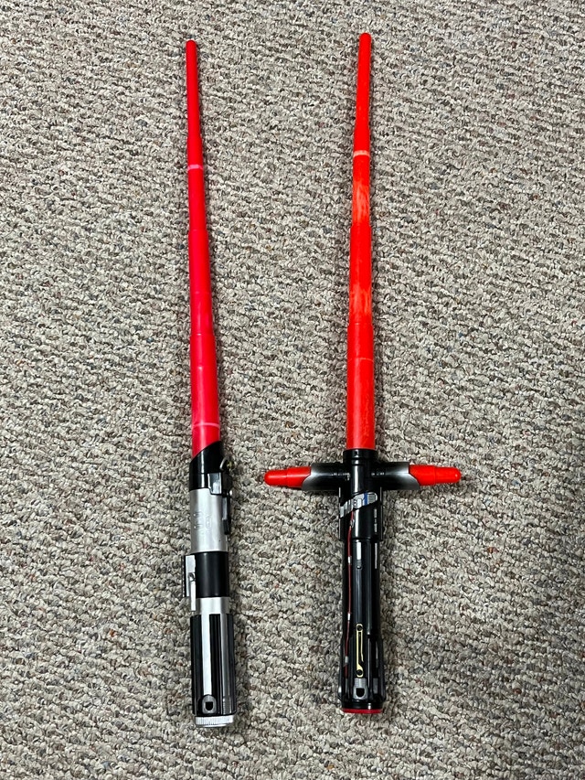 Darth Vader and Kylo Ren Lightsabers Star Wars