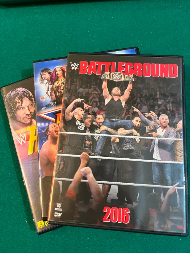 WWE DVD's Fastlane Summer Slam Battleground 2016