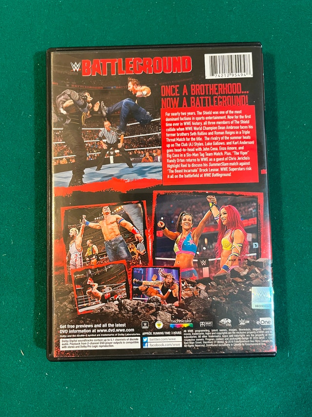 WWE DVD's Fastlane Summer Slam Battleground 2016 - photo 3