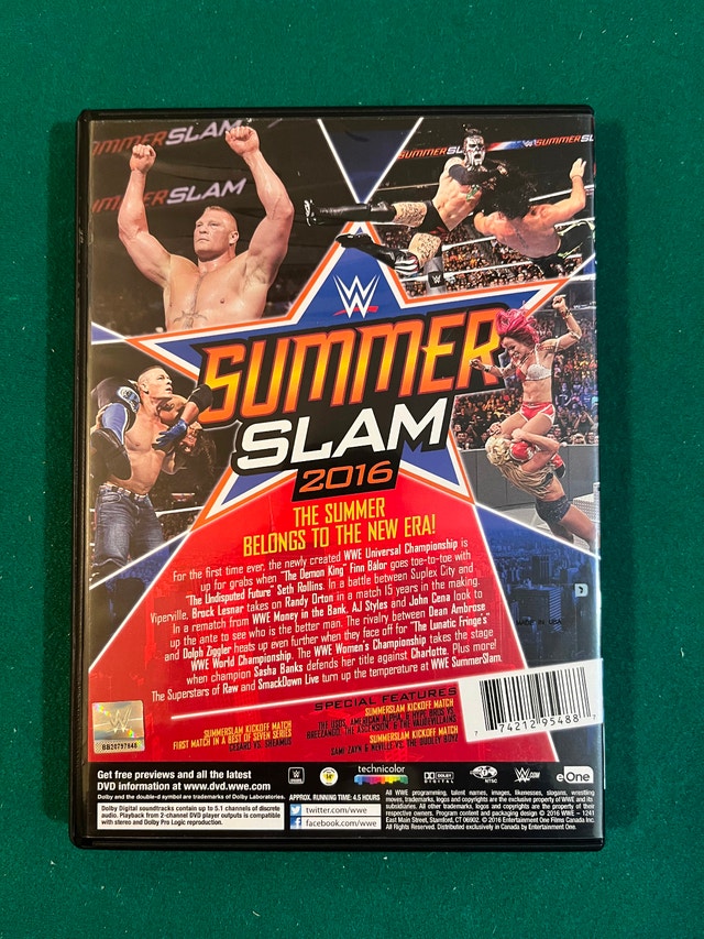 WWE DVD's Fastlane Summer Slam Battleground 2016 - photo 5