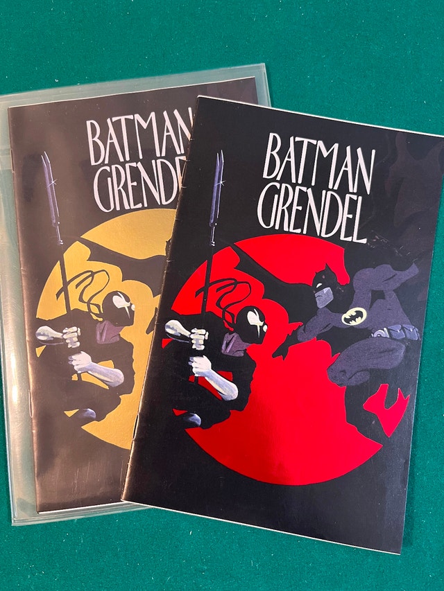 Batman/Grendel Hero Premiere #2 Gold Foil & Red Premiere Edition