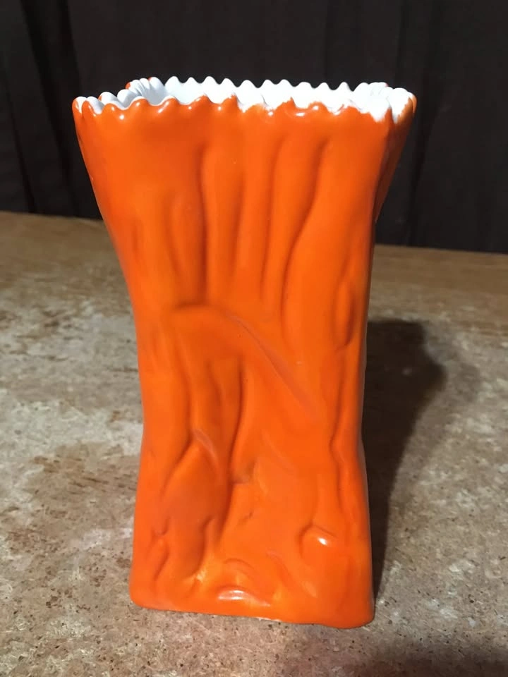 SILVESTRI HALLOWEEN CERAMIC BAG JACK-O-LANTERN CANDLE HOLDER 5.5 - photo 3