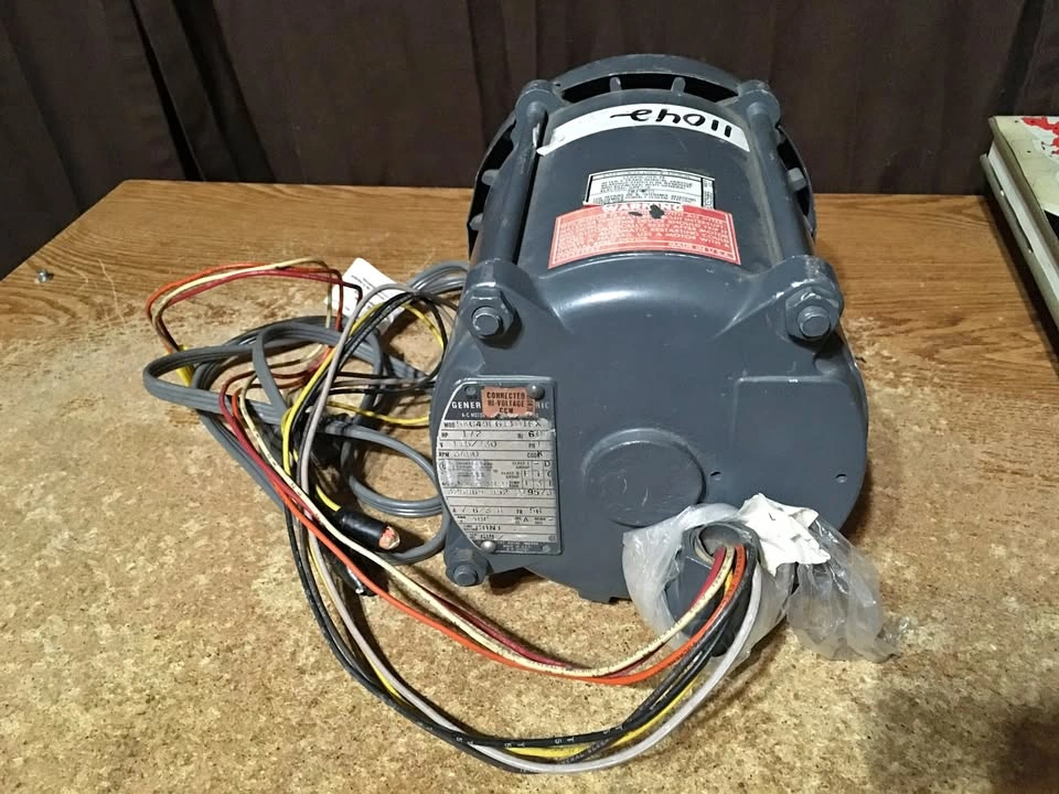 GENERAL ELECTRIC 5KC49FG11C1E MOTOR 0.5 HP 230 V 3450 RPM