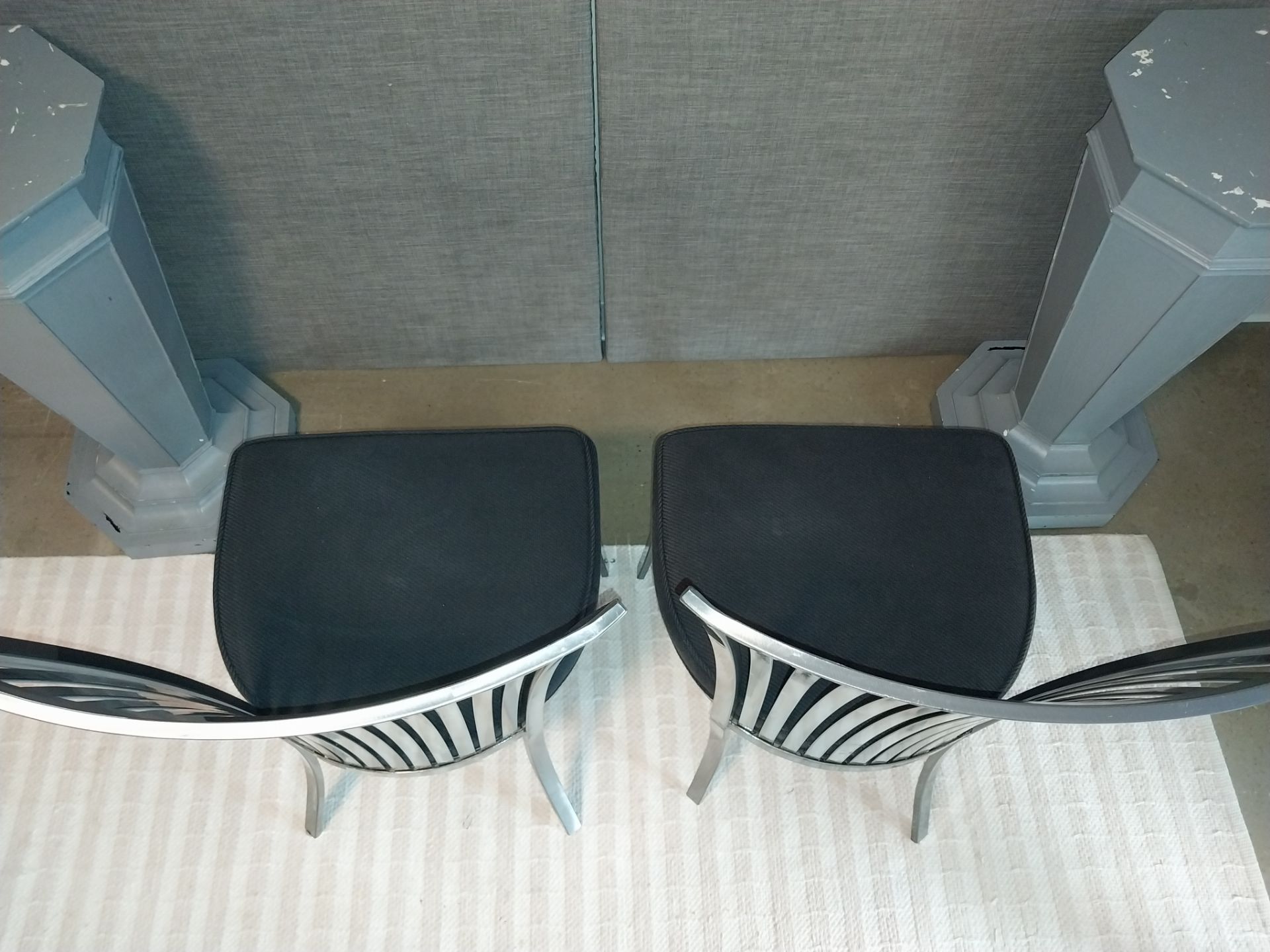 Johnston Casuals Platinum Steel Dining Chairs – Set of 2 - photo 5
