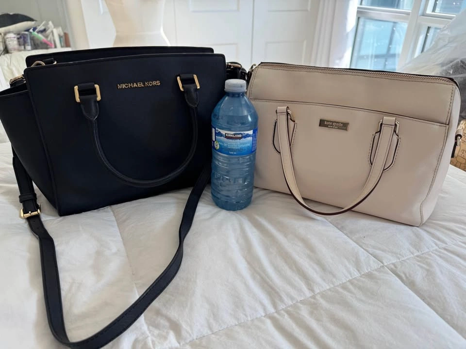 Pink Kate Spade and Black Michael Kors Purses - photo 2