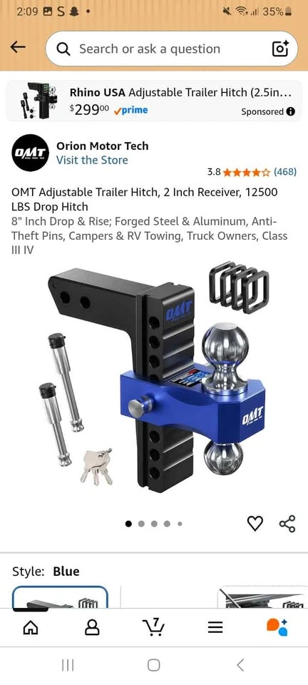 Brand New Heavy Duty Adjustable Trailer Hitch - Dual Ball Mount - photo 4