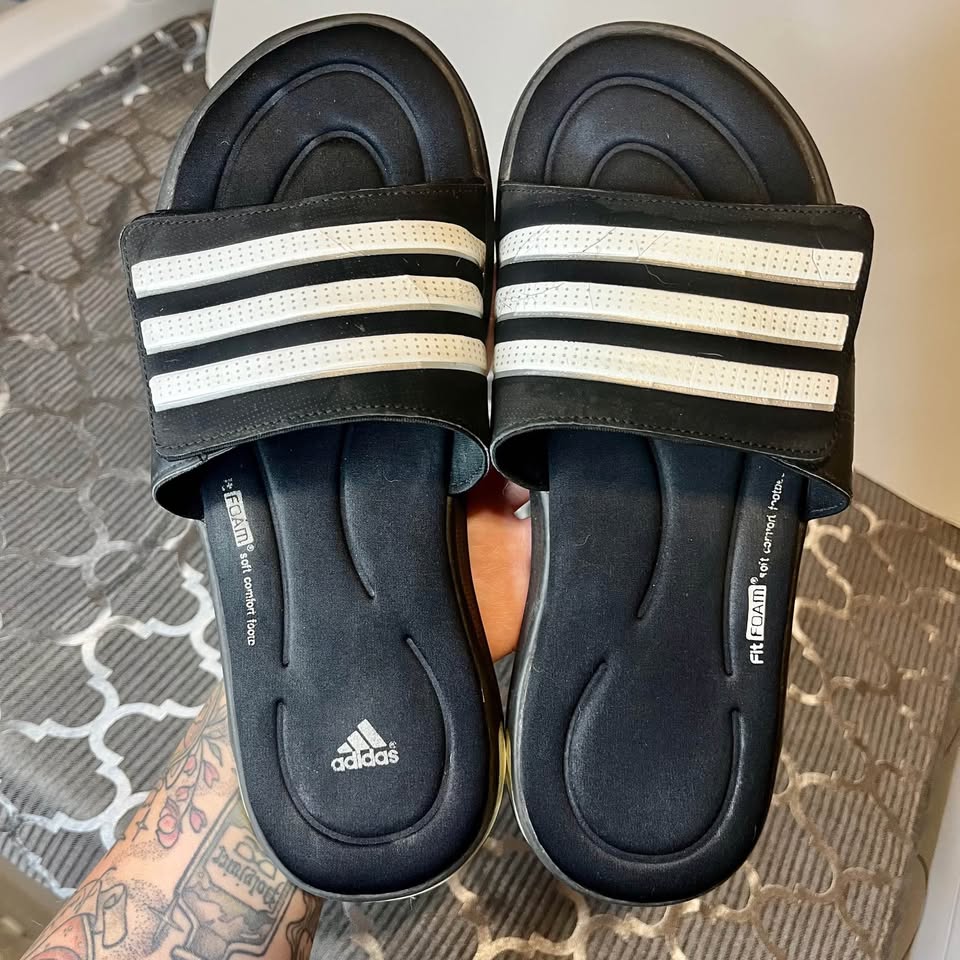 Women’s Memory Foam Slide Sandals Size 10 - photo 2
