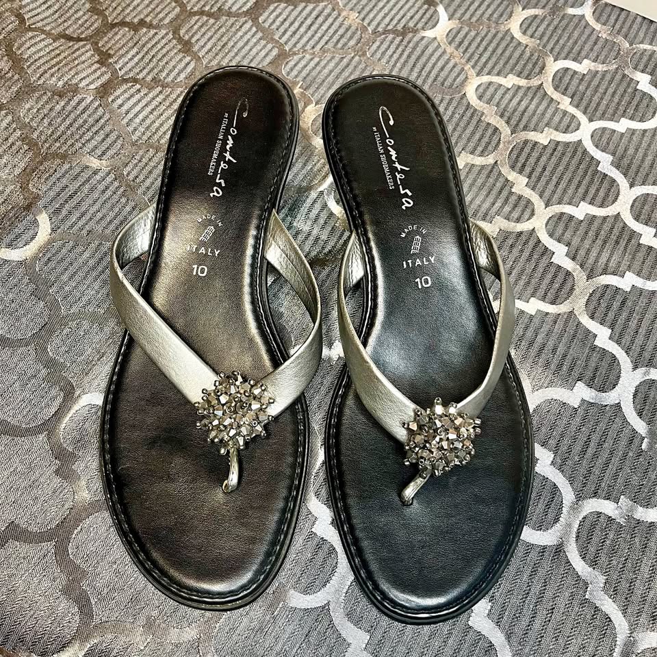 Brand New Italian Sandals Size 10