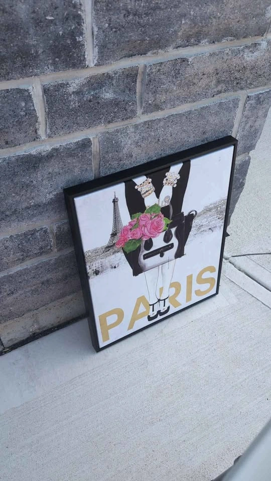 Paris and Butterfly Wall Art Set - photo 3