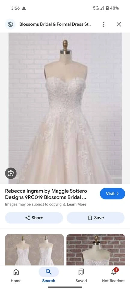 Brand new Maggie Sottero Wedding dress