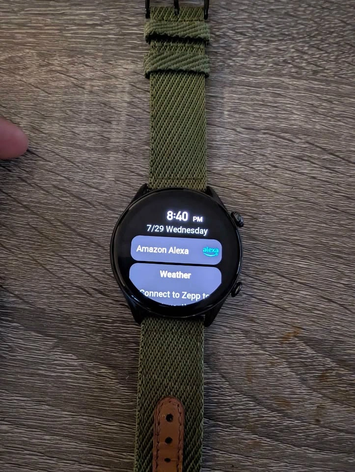Amazfit GTR 3 Pro Smartwatch with Green Strap - photo 4