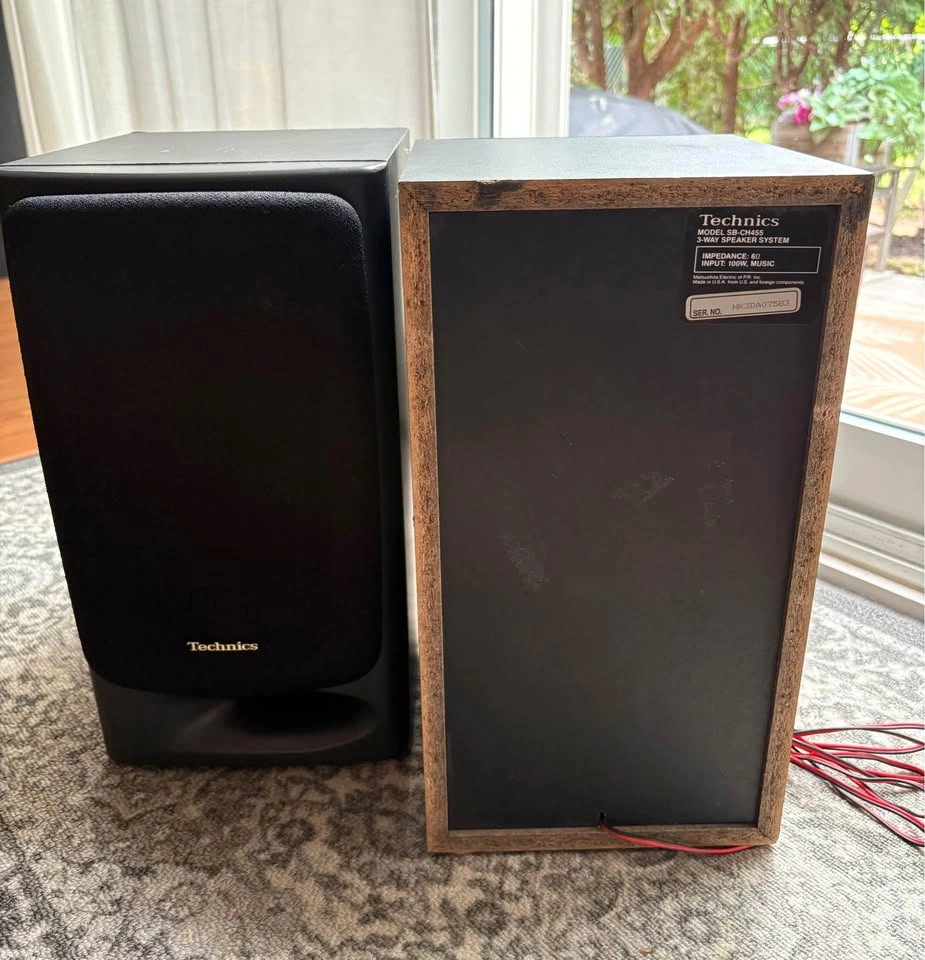 Vintage Technics SB-CH455 3-Way Bookshelf Speakers – 100W, 6 Ohm - photo 5