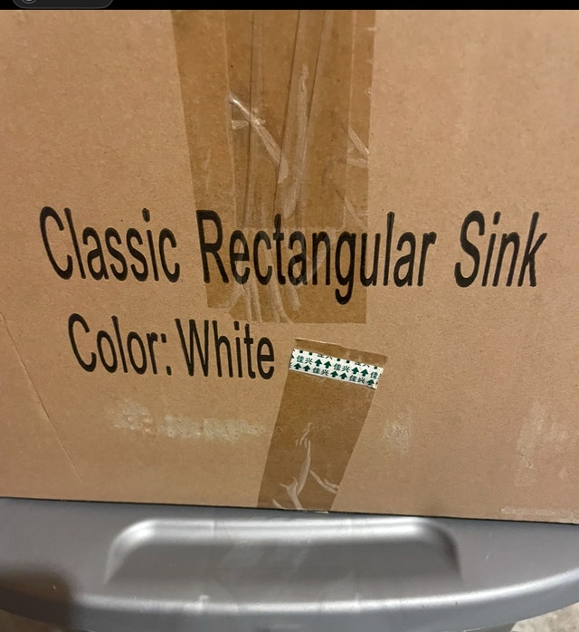 SINK- rect-white-classic - photo 3