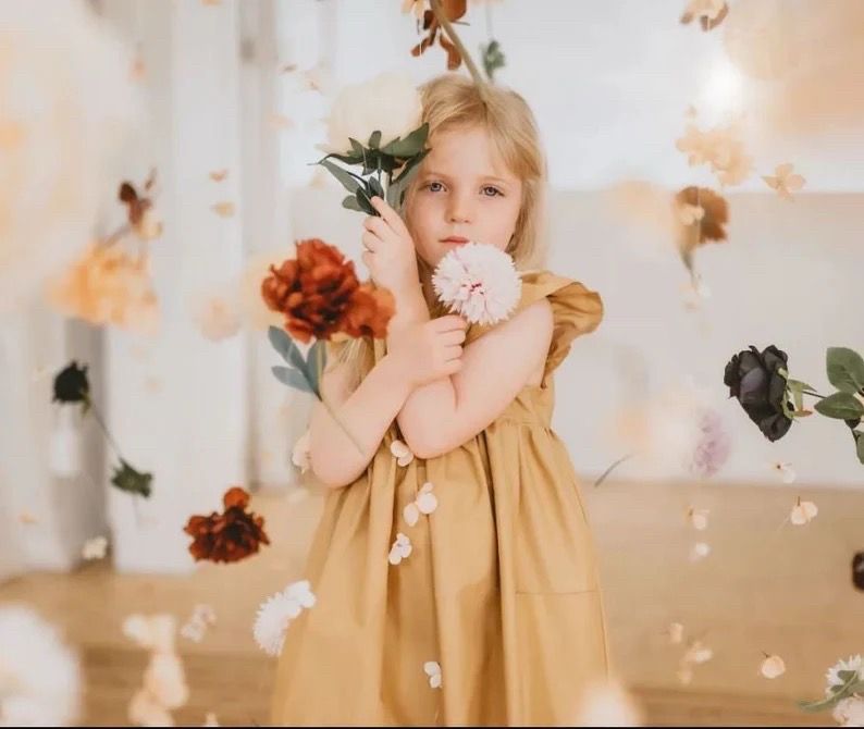 Instagram Background Bloom Hanging Flower Garland on a String - photo 5