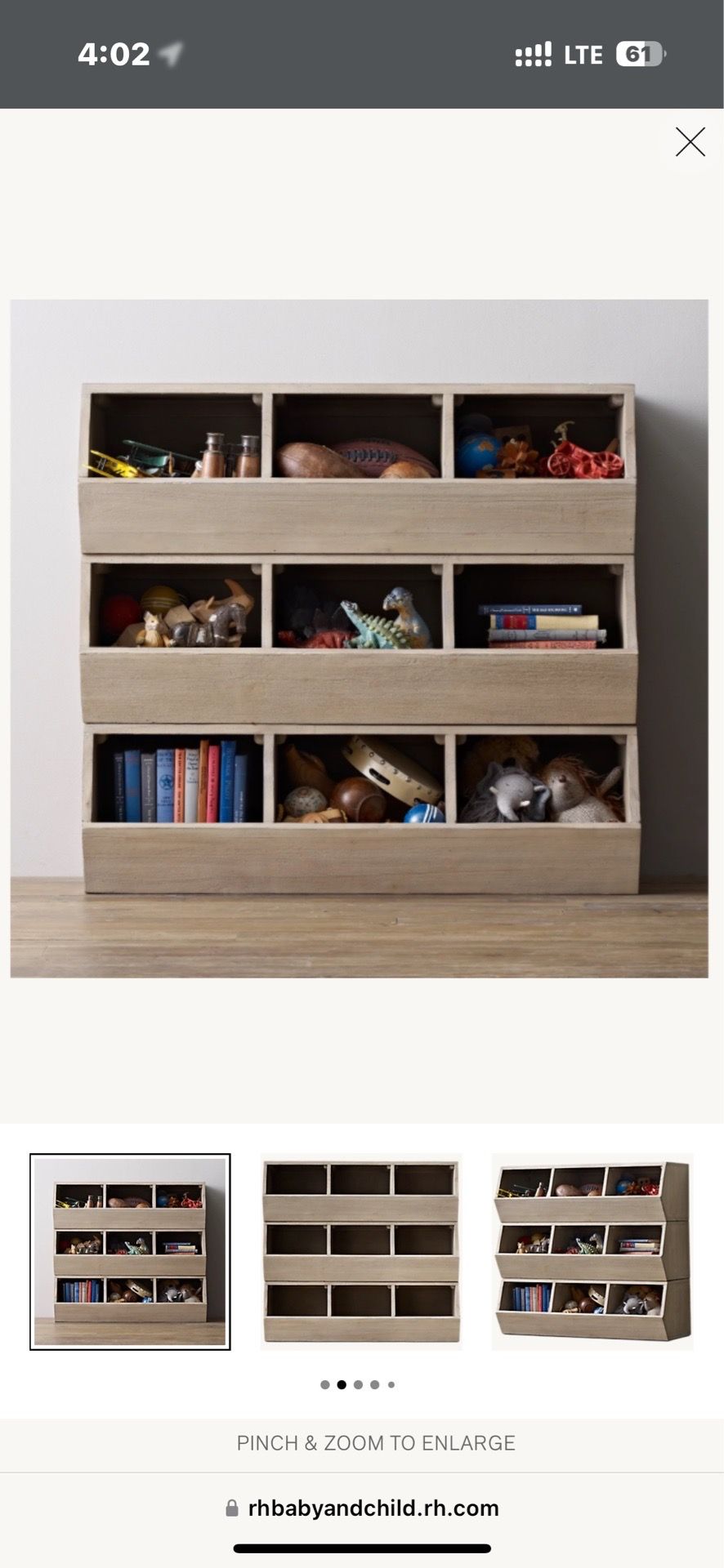 Restoration Hardware Cubbies - photo 3