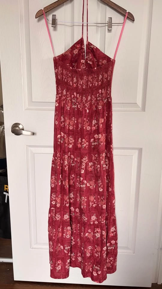 Red maxi dress - photo 3