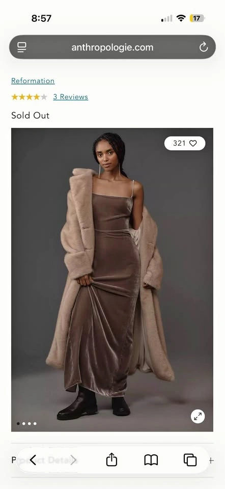 Reformation Frankie Dress BNWT