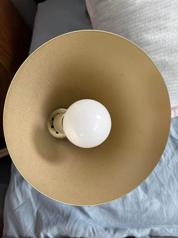 Mid-Century Modern Brass and Black Floor Lamp - photo 4