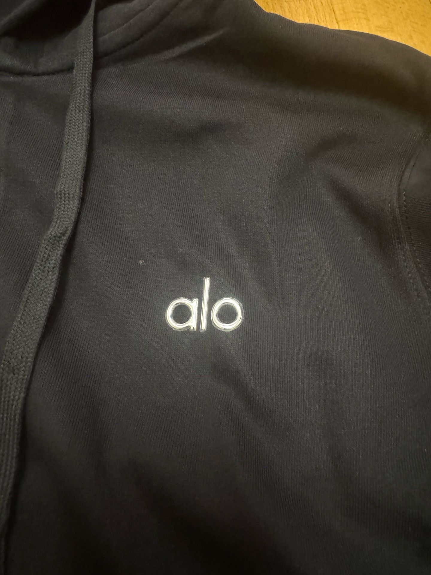Alo Black ZipUp Hoodie - photo 3