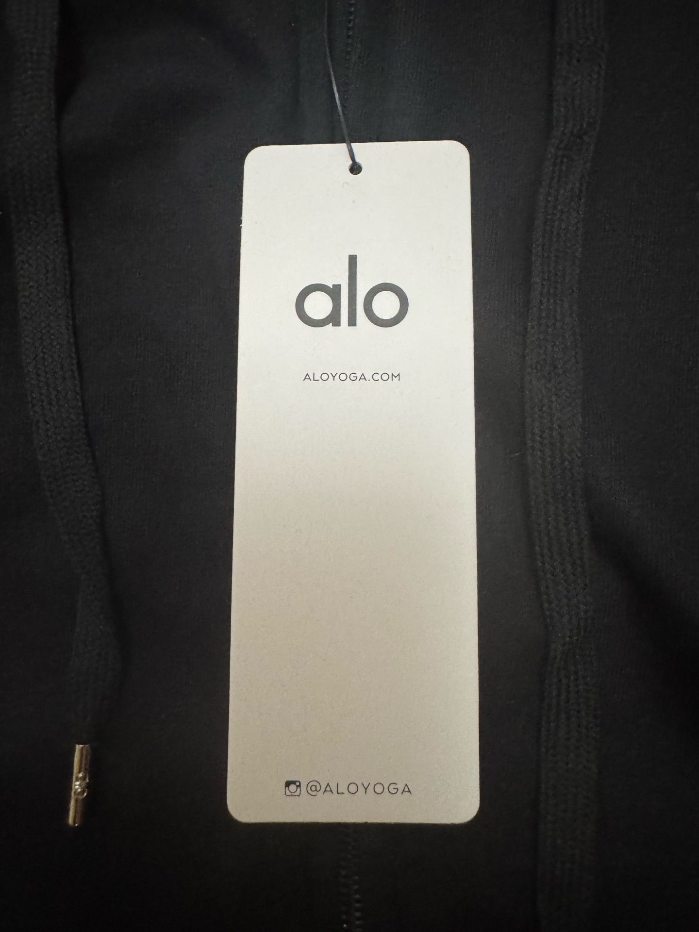 Alo Black ZipUp Hoodie - photo 4