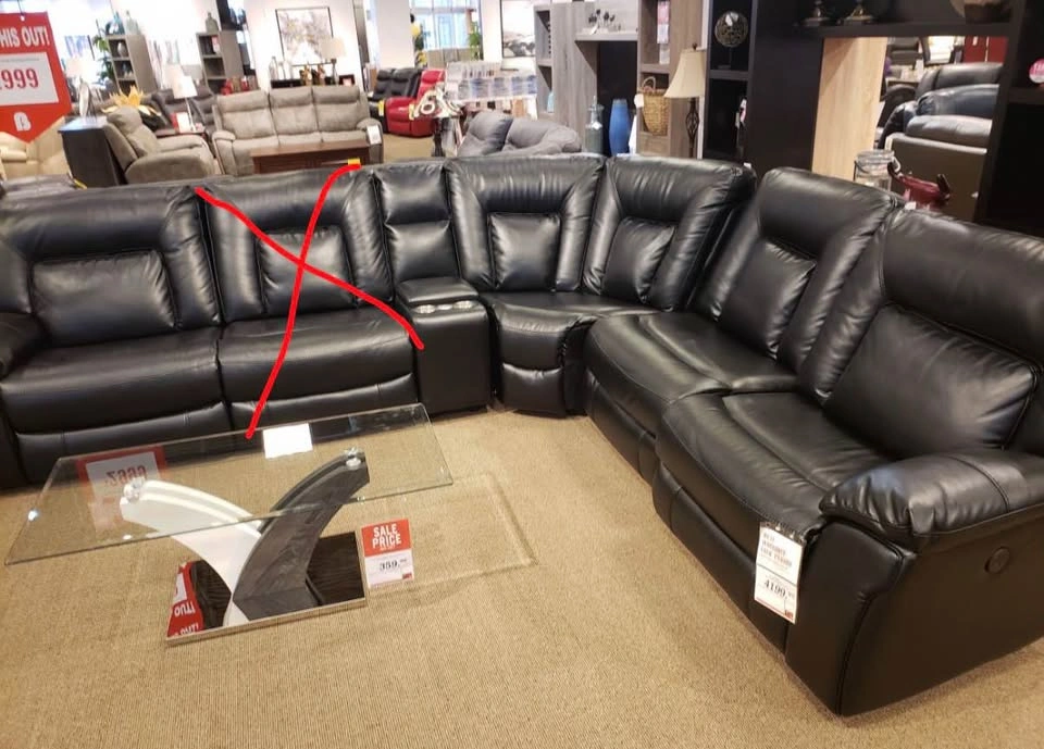 Power Reclining Sectional: 5 pieces with Console & USB - photo 5