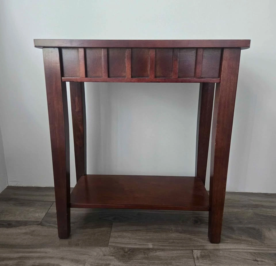 Wooden Bedside Table - photo 2