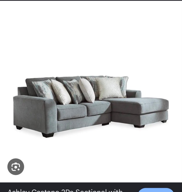 Contemporary Gray 2-Piece Sectional - photo 2