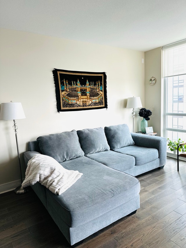 Contemporary Gray 2-Piece Sectional - photo 3