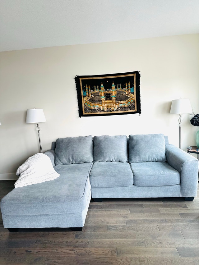 Contemporary Gray 2-Piece Sectional - photo 5