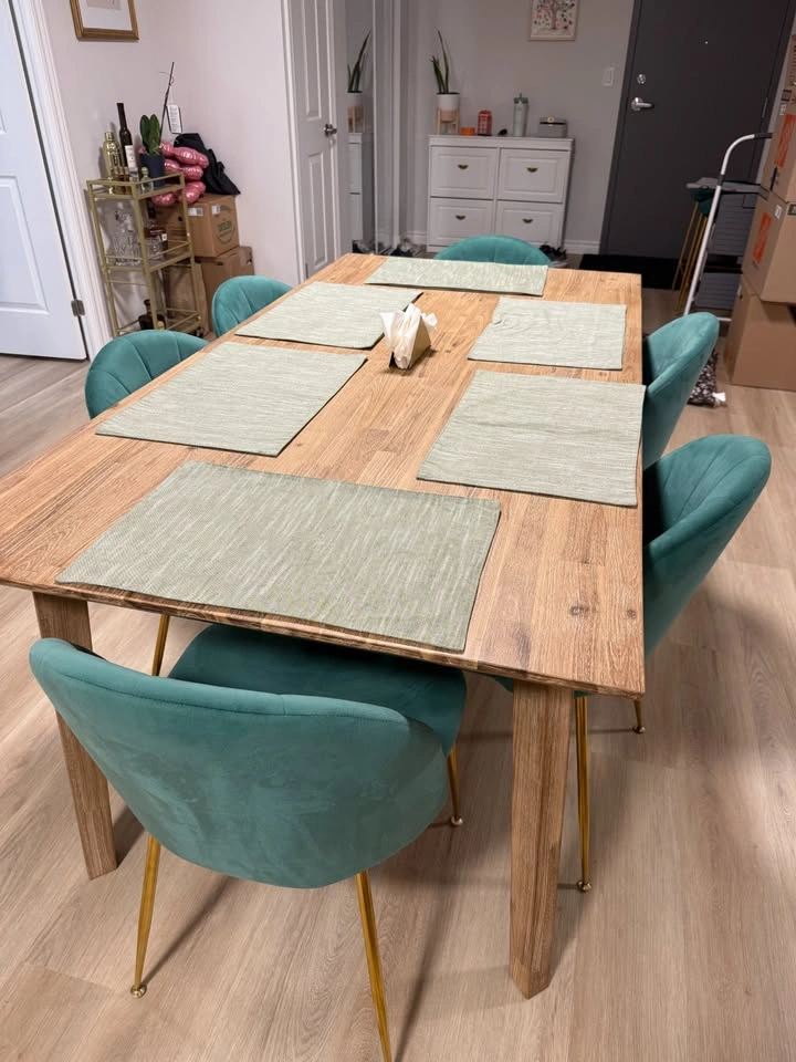 Structube KABBANN Dining Table - Acacia Wood, 180cm - photo 2