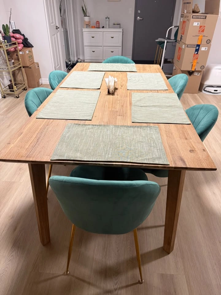 Structube KABBANN Dining Table - Acacia Wood, 180cm - photo 3