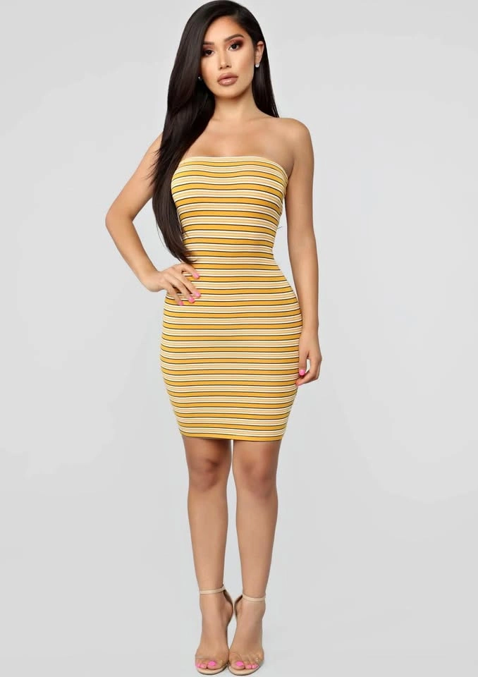 Fashion Nova strapless mini dress