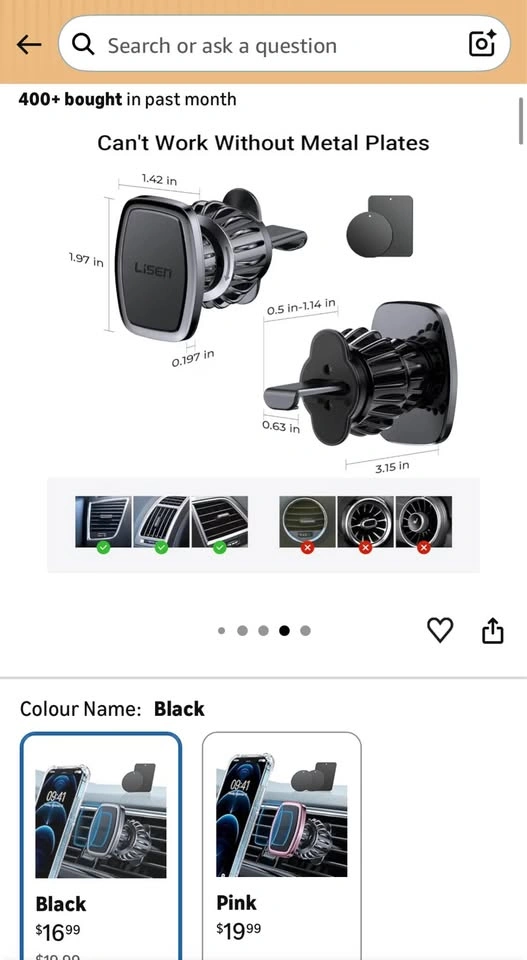 Magnetic phone holder - photo 4