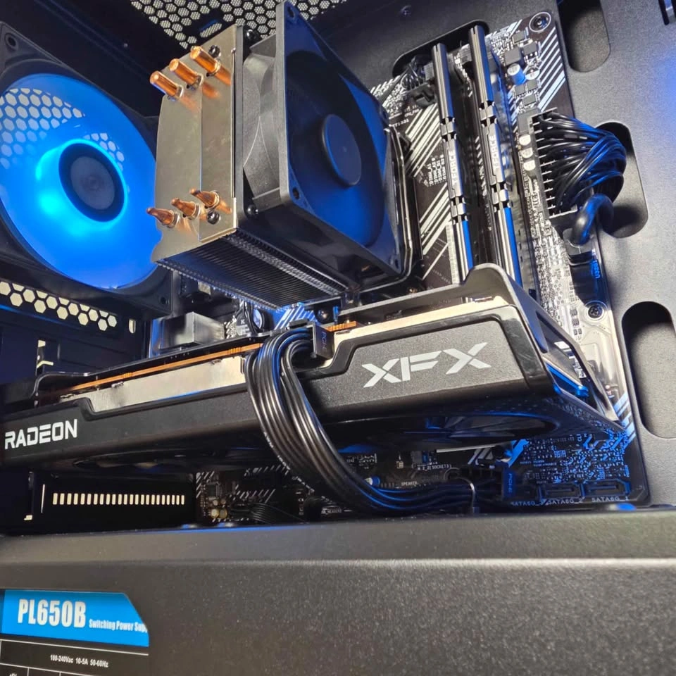 Ryzen Gaming PC (R5 5500 + RX 6600, 16GB DDR4, 512GB SSD) - photo 3