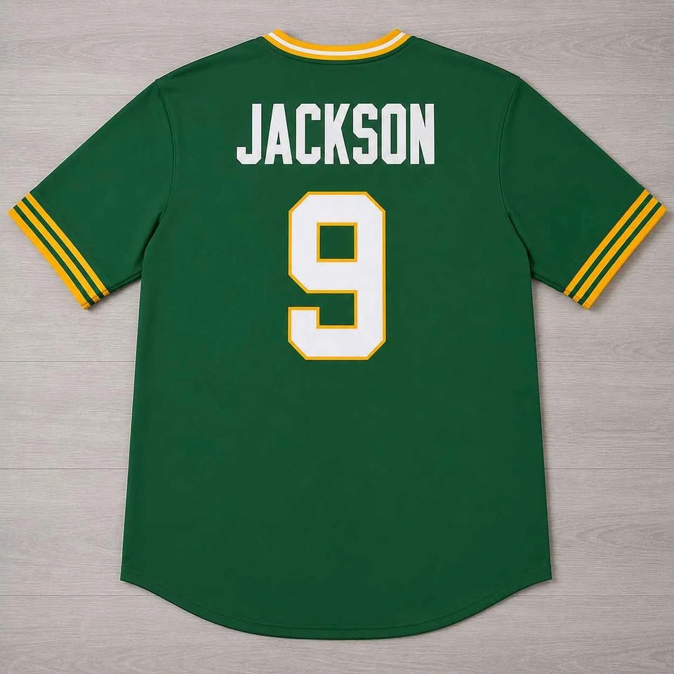 New Mitchell & Ness Reggie Jackson #9 Oakland A's Cooperstown Je - photo 2