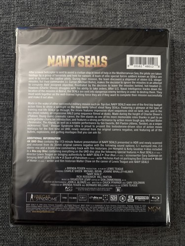 Navy SEALs [New 4K UHD Blu-ray] Vinegar Syndrome Brand New Seale - photo 2