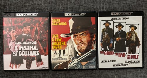 Dollars Trilogy 4K UHD Kino Fistful/For a Few Dollars More/Good
