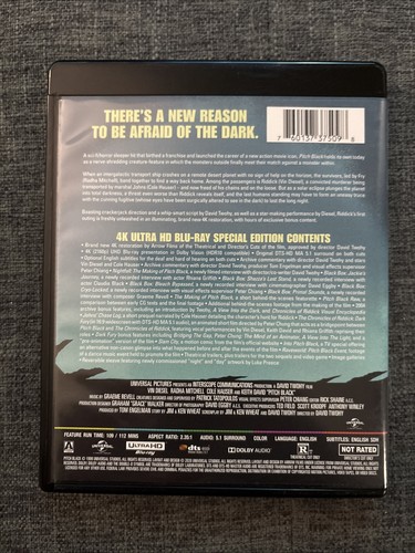 Pitch Black [4K Ultra HD / UHD] [Blu-ray] DVDs - photo 2