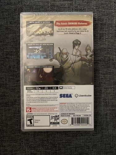 Shinobi: Art of Vengeance - Limited Run Games (Nintendo Switch) - photo 2