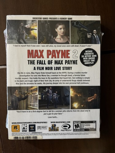 Max Payne 2 PC Game New In Wrap 2003 - photo 2