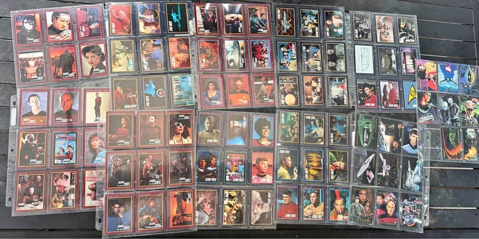 Star Trek trading cards from 1991/1993