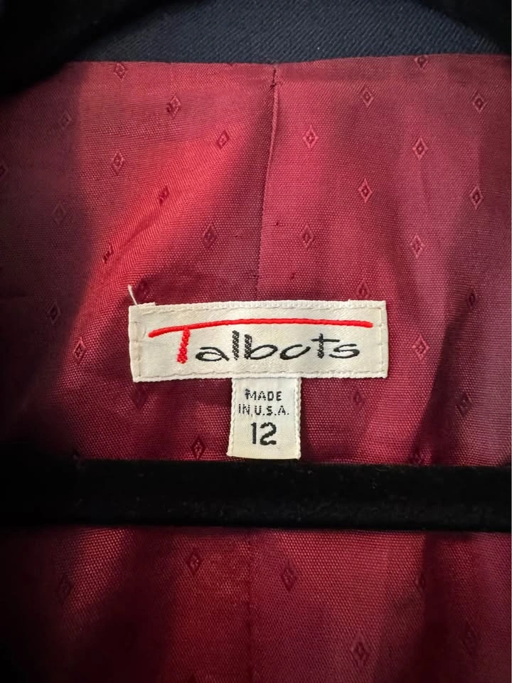 Talbots Navy Blue Women’s Blazer (L) - photo 3